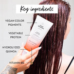 Four Reasons Color Mask - Red Copper - (27 Colors) Toning Treatment, Color Depositing Conditioner, Tone & Enhance Color-Treated Hair - Semi Permanent Hair Dye, Vegan and Cruelty-Free, 6.76 fl oz