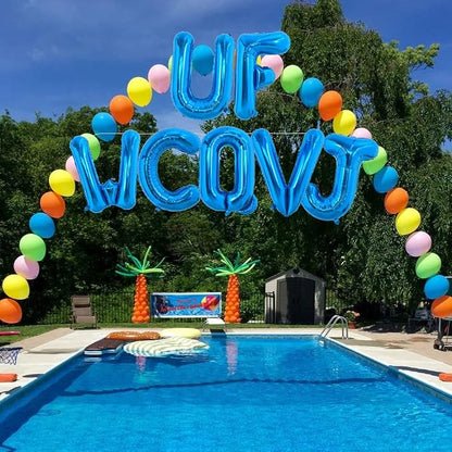 TONIFUL 40 Inch Large Blue Letter W Foil Balloons Alphabet Balloons | Giant - Image 5