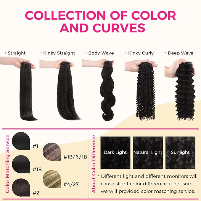 Lashey Clip in Hair Extensions 110g 7pcs Deep Wave Seamless Clip in Hair Extensions Human Hair 18 Inch Natual Black Thick Human Hair Clip ins Extensions for Women