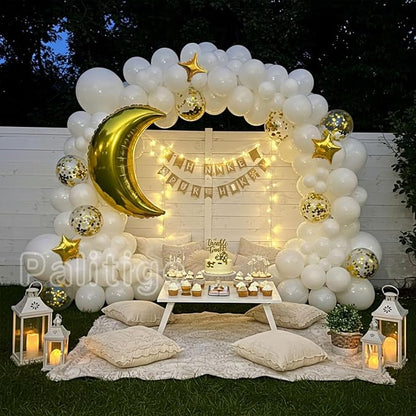 White Balloon Garland Kit - Image 7