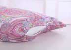 SLPBABY Silk Pillowcase for Hair and Skin with Hidden Zipper Print (Queen, Pattern8)