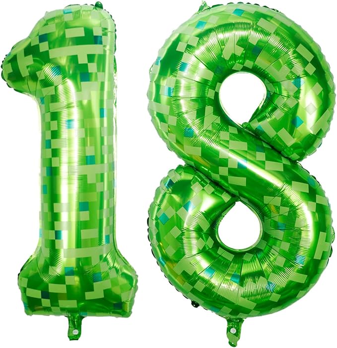 40 inch digital balloon, Number 18 by TNCDJKPA