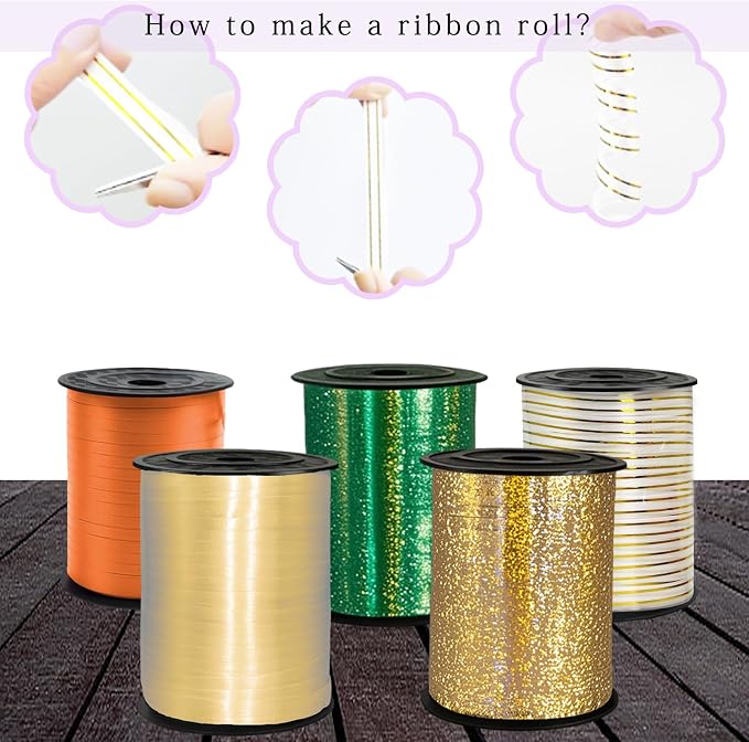 Platinum Curling Ribbon, 250 Yard Platinum Ribbon, Balloon String Curly Ribbons - Image 3