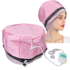 Hair Thermal Treatment Cap, SPA Nourishing Care Hat with Adjustable Temperature Control, Hair Steamer Thermal Heat Deep Conditioning Spa Care for Home Salon