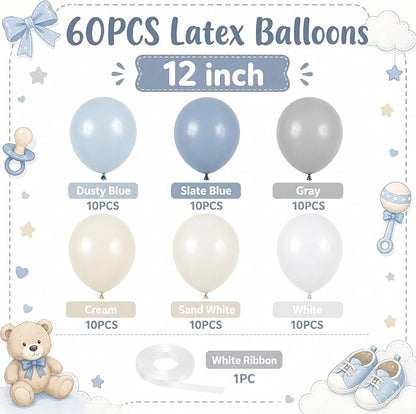 Dusty Blue Balloons - Image 3