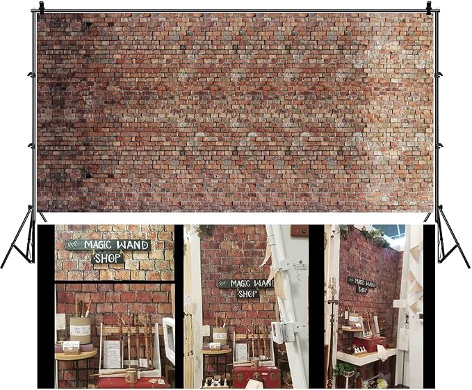 20x10ft Vintage Red Brick Wall Photo Backdrop Newborn Baby Girls Adults by Unknown