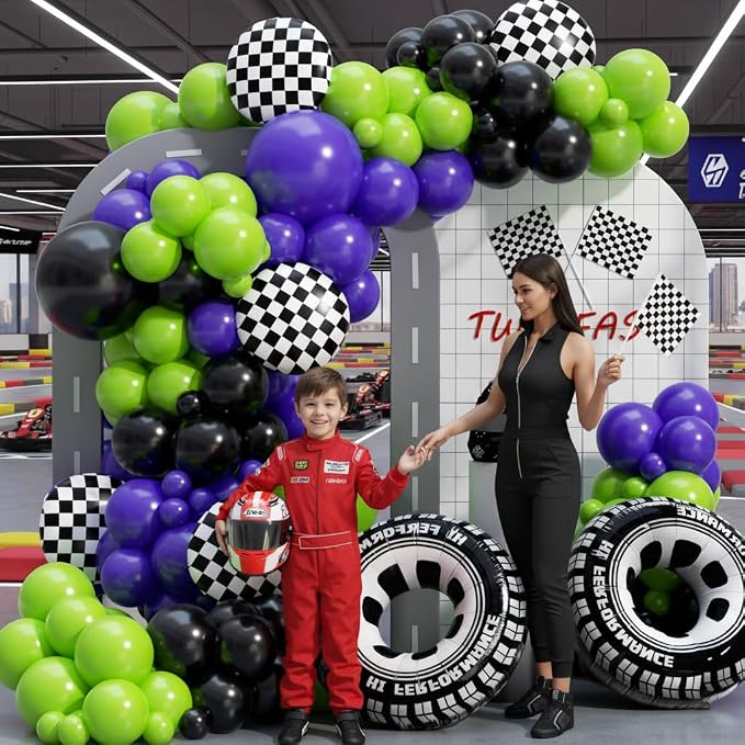 Monster Truck Balloon Arch Garland Kit 156pcs - Image 7