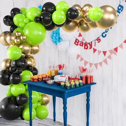 50pcs Lime Green Balloons 12Inch Vibrant Neon Green Latex Helium Balloons - Image 5