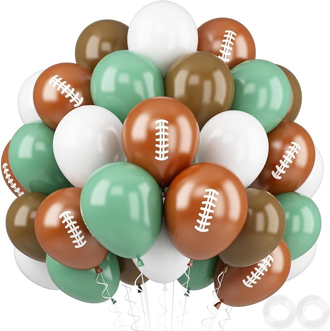 Football Balloons, Football Party Decorations by FEYG