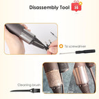 Magnetic Hair Dryer Filter Cover + Inner Filter Compatible with Dyson Supersonic HD01 HD03 HD08 HD15 Hair Dryer Replacement Parts, Hair Dryer Outer Filter Repair Accessories (Metallic Gray)
