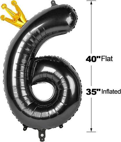 Black 6 Balloon - Image 6