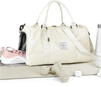 Gym Bag Womens,Travel Duffel Carry on Bag Sport Tote Bag Weekend Overnight Bag