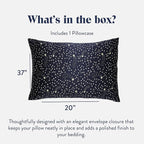 Brooklinen Mulberry Silk Pillowcase – 100% Pure Silk Pillow Case, Soft & Durable, Anti-Friction Comfort, Hight Quality Smooth Texture – Machine Washable & Breathable – King Size (Celestial)