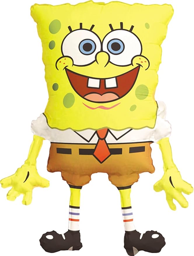 Spongebob's Birthday Party Supplies 7pc Foil Balloon Bouquet Decorations - Image 3
