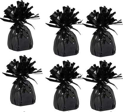 Chochkees Black Metallic Balloon Weights, 5.5" Inches by Chochkees