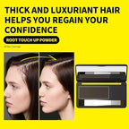 SEVICH Root Touch Up Hair Color Powder with Mirror & Brush – Instant Gray Hair Cover Up, Waterproof Sweatproof Formula, Natural Finish for Hairline & Bald Spot, 48H Long Lasting, Dark Brown