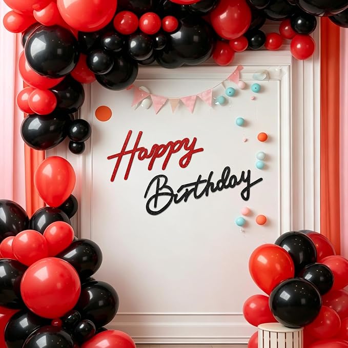 TONIFUL Happy Birthday Sign for Backdrop - Image 6