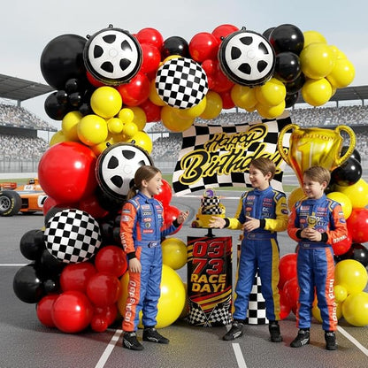 Race Car Balloon Arch Garland Kit - Image 6