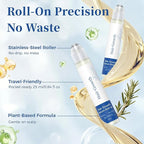 Hair Growth Serum Roll On with Rosemary，Helps Support Thicker, Fuller Hair Appearance，Clean, Non-Greasy Hair Loss Support for Men & Women，Saw Palmetto，0.84 Fl Oz (Pack of 1)