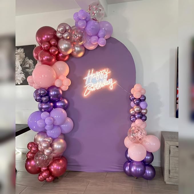 Pink and Purple Balloons for Wedding Baby Shower Bridal Shower Decorations | - Image 3