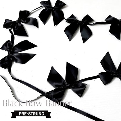 2pcs Bow Garland Banner, Ribbon Bow Party Decorations - Image 4