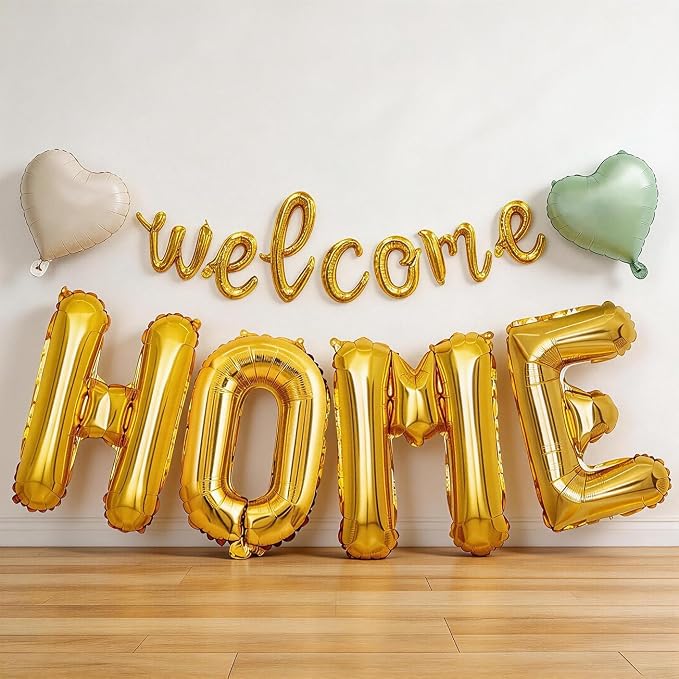 Welcome Home Balloons, Welcome Home Decorations by Xinvery