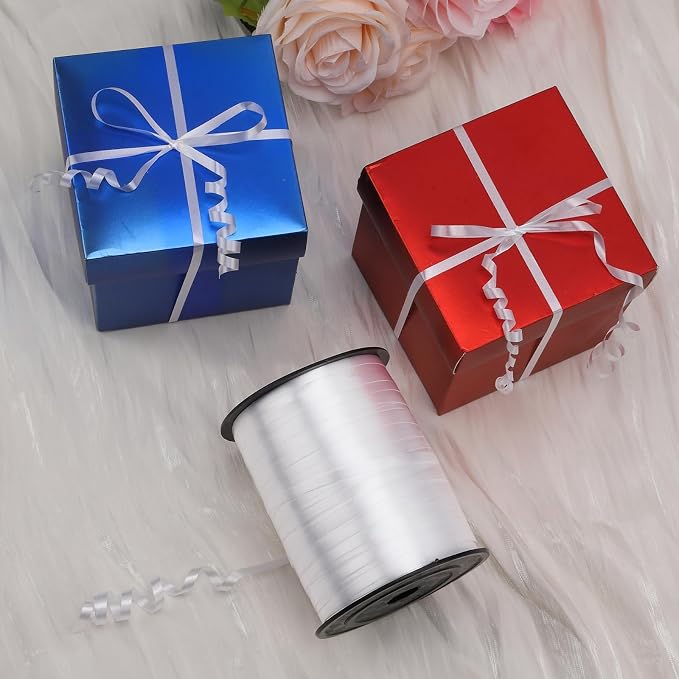 500 Yards White Curling Ribbon Balloon String Ribbon 1/5 Inch | Ribbon - Image 4