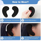FERNIDA Ear Covers Protectors for Dryer, Hair Dye, Heat Iron, High-Temp Resistance Reusable Silicone Ear Cover for Salon Home