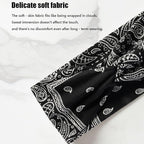 6 Pack Headbands for Women - Short Hair Bandana Headbands, Non Slip Elastic Sweat Hairbands, Soft Fabric Hair Wraps for Girls - Suitable for Workout, Yoga, Running & Sport (E-6)