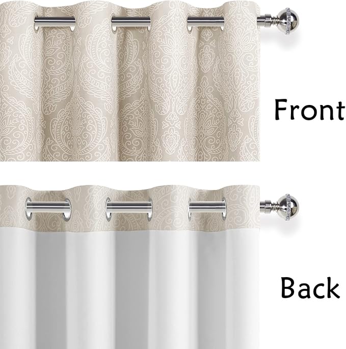 DWCN Ombre Blackout Curtains for Bedroom - Image 4