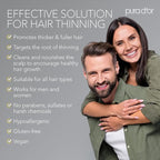 PURA D'OR Anti-Thinning Biotin Shampoo & Conditioner Original Gold Label Set (16oz x2) – CLINICALLY TESTED Formula for Volume, Strength & Thicker-Looking Hair – Helps Reduce Breakage For Women & Men