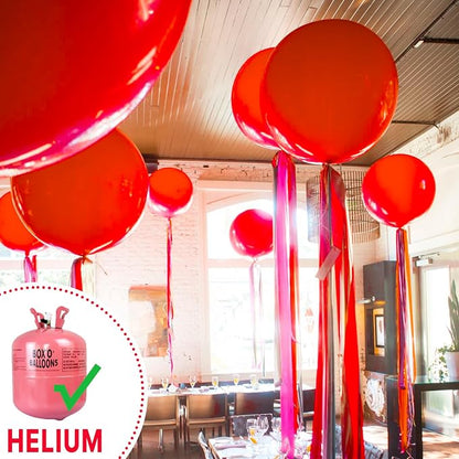 PartyWoo Red Balloons 4pcs Red Helium Latex Balloons 36 Inch | Birthday - Image 4