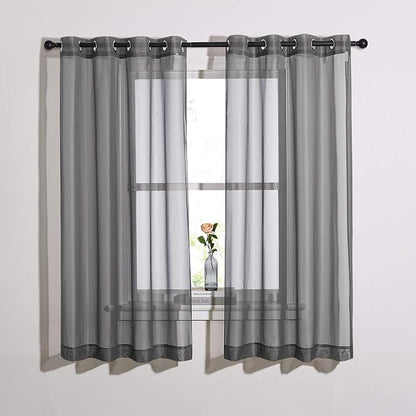 NICETOWN Transparent Sheer Curtains Panels by NICETOWN