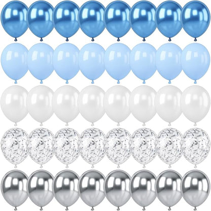 Blue Silver Balloon by Togvu