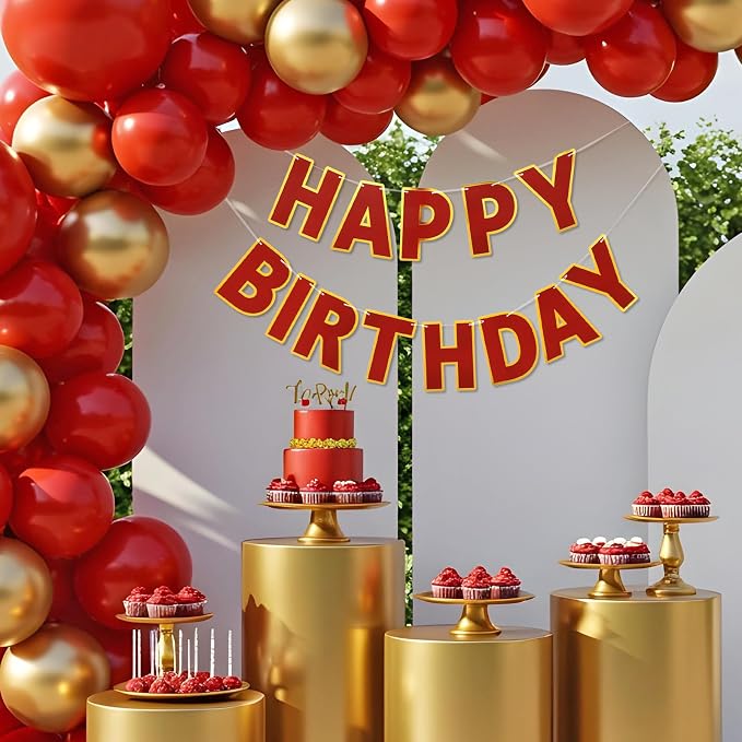 Pre-Strung Happy Birthday Banner - Image 9