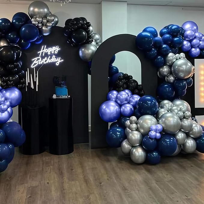 Blue and Black Balloons - Image 5
