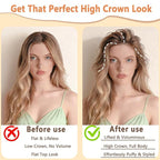 2PCS Hair Volume Clips Root Booster Clips For Women Hair Volume Clip Styling Tools Yellow