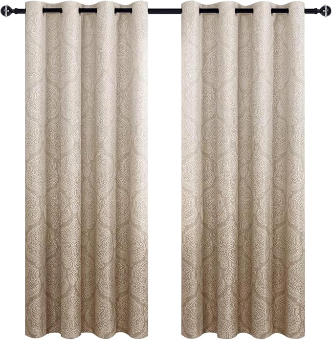 DWCN Ombre Blackout Curtains for Bedroom - Image 8