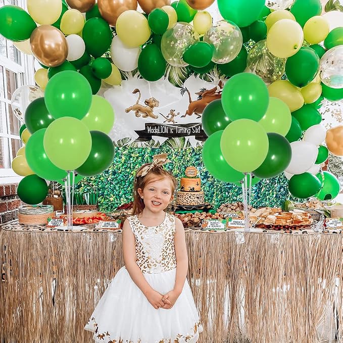 TONIFUL 4 Set Green Balloon Stand Balloon Centerpiece - Image 6
