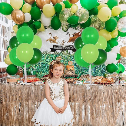 TONIFUL 4 Set Green Balloon Stand Balloon Centerpiece - Image 6