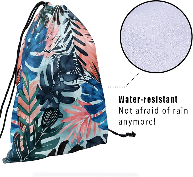 Tropical Palm Gymnastics Grip Bag - Image 4