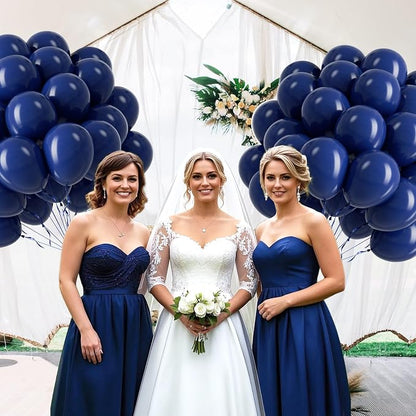 Navy Blue Balloons 12 inch - Image 5