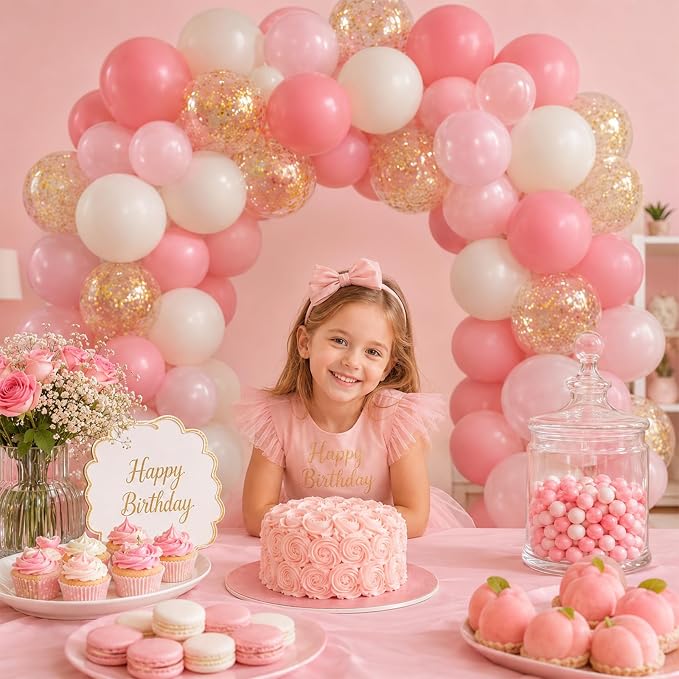 Pink and Gold Balloons - Image 5