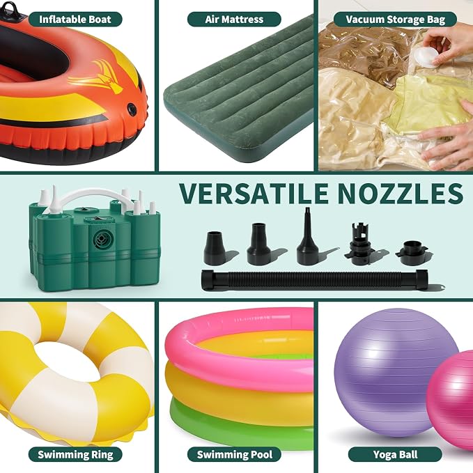 Balloon Pump 3-in-1 Electric Air Pump - Image 6