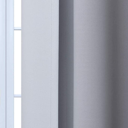 Yakamok Ombre Curtains Black and Greyish White - Image 7