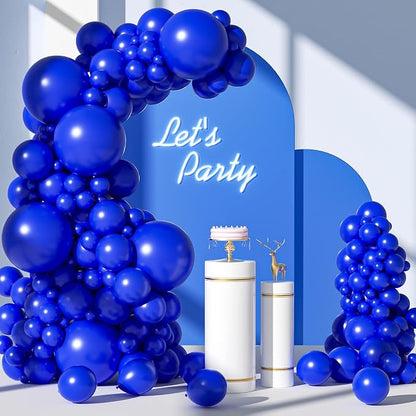 FOTIOMRG 110pcs Royal Blue Balloon Garland Arch Kit, 18 12 10 5 inch Royal Blue by FOTIOMRG