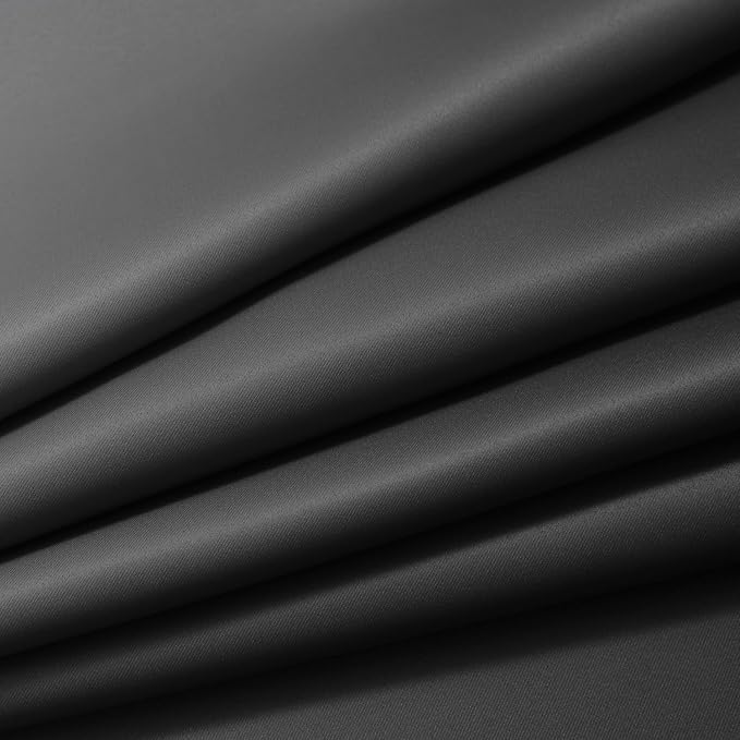 Yakamok Ombre Curtains Black and Greyish White - Image 8