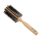 Kent V03 Vegan Boar Bristle Hair Brush, Eco Friendly Round Brush for Blow Outs and Creating Curls, Adding Volume and Root Lift (60mm)