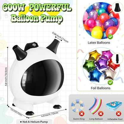 Balloon Pump Electric, Portable Balloons Inflator Air Pump - Image 2
