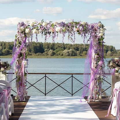 Artificial Flowers Hanging Flowers, Fake Garland Silk Vines Rattan String Decor - Image 3